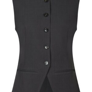 Neo Noir - Vest - Fabia Structure Waistcoat - Dark Grey
