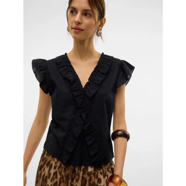VERO MODA DAME TOP VMROXANNE - Black