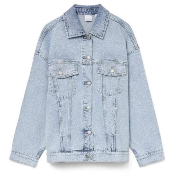 VERO MODA dame jakke VMTESSA - Light Blue Denim Detail RA339