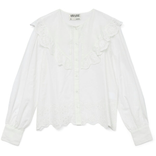 VERO MODA dame skjorte VMPAISLEY - Snow white