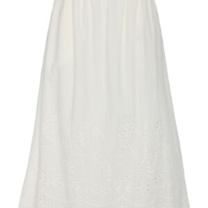 Y.A.S - Nederdel - Yasluma Hw Long Skirt S. - Star White