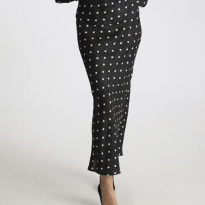 Lola Retro Dot Long Skirt