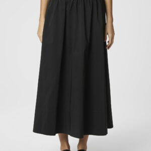 Yara Long Poplin Skirt