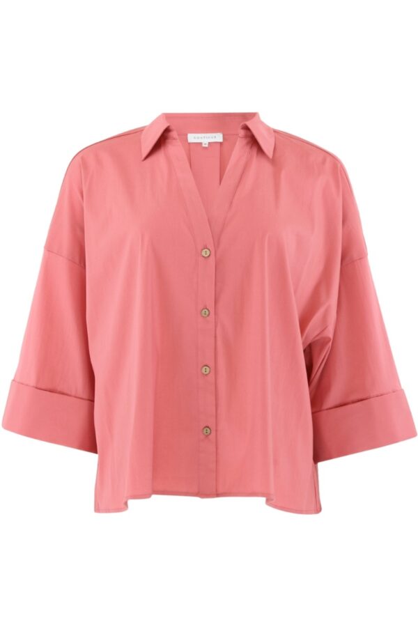 Continue - Skjorte - Augusta Shirt - Dusty Berry (Levering slut september)