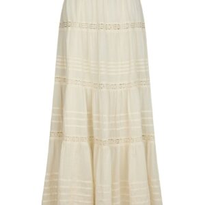 Neo Noir - Nederdel - Felicia S Voile Skirt - Light Yellow
