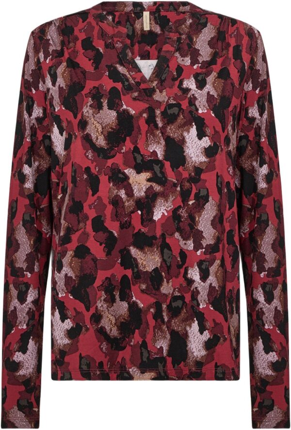Scmarica AOP 341 Bluse Rød