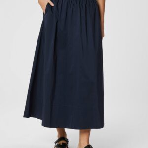 Yara Long Poplin Skirt